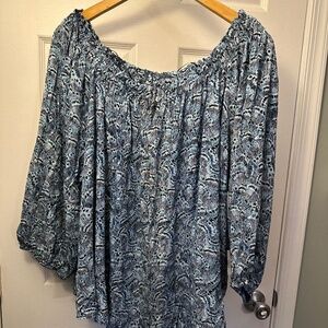 Terra & Sky blouse